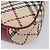 Borsa a mano BURBERRY Nova Check Blue Label Canvas Beige Silver Auth 205362V Argento - vista 15