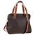 Céline CELINE Macadam Handtasche PVC 2way Braun Goldfarben Auth 207348V