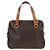 Céline CELINE Macadam Handtasche PVC 2way Braun Goldfarben Auth 207348V - Ansicht 13