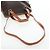 Céline CELINE Macadam Handtasche PVC 2way Braun Goldfarben Auth 207348V - Ansicht 8