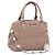 Bolsa de mão Miu Miu em couro 2way Beige Silver Auth 206656 Prata Bege