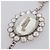 Bolsa de mão Miu Miu em couro 2way Beige Silver Auth 206656 Prata Bege - vista 10