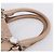 Bolsa de mão Miu Miu em couro 2way Beige Silver Auth 206656 Prata Bege - vista 14