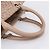Bolsa de mão Miu Miu em couro 2way Beige Silver Auth 206656 Prata Bege - vista 7
