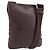 LOEWE Shoulder Bag Leather Brown Silver Auth 206761A Silvery