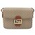 16 Céline Borsa a tracolla CELINE Macadam Canvas Horse Carriage PVC Beige Gold Auth 206923 D'oro - vista 13