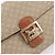 16 Céline Borsa a tracolla CELINE Macadam Canvas Horse Carriage PVC Beige Gold Auth 206923 D'oro - vista 18