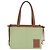 LOEWE Cushion Tote Bag Canvas Green Auth 202499A Grün - Ansicht 13