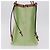 LOEWE Cushion Tote Bag Canvas Green Auth 202499A Grün - Ansicht 3