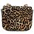 Céline Bolso de hombro con cadena CELINE Velor Beige Gold Auth LN061M Dorado - vista 2