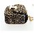Céline Bolso de hombro con cadena CELINE Velor Beige Gold Auth LN061M Dorado - vista 4