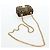 Céline Bolso de hombro con cadena CELINE Velor Beige Gold Auth LN061M Dorado - vista 7