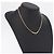 Collana Christian Dior Metallo Tono Oro Auth 206850 - vista 14