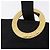 Céline CELINE Circle Pouch Canvas Black Gold Auth 206900A Negro Dorado - vista 10