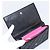 Portafoglio CHANEL Cambon Line Matelasse in pelle nera con CC argento Auth 205206A Nero - vista 8