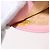 Carteira CHANEL Couro Rosa Ouro CC Auth 206066 Dourado - vista 12