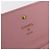 Carteira CHANEL Couro Rosa Ouro CC Auth 206066 Dourado - vista 21