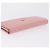 Carteira CHANEL Couro Rosa Ouro CC Auth 206066 Dourado - vista 9