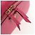 Saffiano PRADA Handtasche Safiano Leder 2way Pink Gold Auth 206787V Golden - Ansicht 27