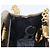 Borsa a tracolla Salvatore Ferragamo Gancini Chain in pelle oro Auth hk4135A D'oro - vista 20