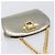Borsa a tracolla Salvatore Ferragamo Gancini Chain in pelle oro Auth hk4135A D'oro - vista 6