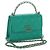 Borsa a tracolla CHANEL Matelasse con catena in pelle Caviar 2way Verde Oro CC Auth LN084SAM D'oro