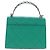 Borsa a tracolla CHANEL Matelasse con catena in pelle Caviar 2way Verde Oro CC Auth LN084SAM D'oro - vista 2
