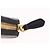 Saffiano PRADA Long Wallet Safiano Leather Black Gold Auth 206459 Golden - view 8