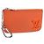 LOUIS VUITTON LV Aerogram Grained Leather Coin Purse M81032 LV Auth BA15781 Naranja