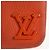 LOUIS VUITTON LV Aerogram Grained Leather Coin Purse M81032 LV Auth BA15781 Naranja - vista 2