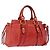Miu Miu Handtasche Vitter Lux 2way Red Gold Auth 204526V Rot Golden