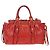 Miu Miu Handtasche Vitter Lux 2way Red Gold Auth 204526V Rot Golden - Ansicht 13