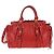 Miu Miu Handtasche Vitter Lux 2way Red Gold Auth 204526V Rot Golden - Ansicht 2
