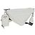 PRADA Shoulder Bag Leather White Silver Auth BA16048M Silvery