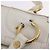 Céline CELINE Handtasche aus Leder, weiß, goldfarben Auth ka6534A - Ansicht 10