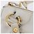 Céline CELINE Handtasche aus Leder, weiß, goldfarben Auth ka6534A - Ansicht 16