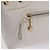 Céline CELINE Handtasche aus Leder, weiß, goldfarben Auth ka6534A - Ansicht 24