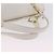 Céline CELINE Handtasche aus Leder, weiß, goldfarben Auth ka6534A - Ansicht 8