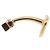 LOUIS VUITTON Gemelli Cadena Eclair Cuffs Ag925 M64601 Auth 206939 D'oro Damier ebene - vista 23