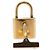 LOUIS VUITTON Gemelli Cadena Eclair Cuffs Ag925 M64601 Auth 206939 D'oro Damier ebene - vista 25