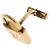 LOUIS VUITTON Gemelli Cadena Eclair Cuffs Ag925 M64601 Auth 206939 D'oro Damier ebene - vista 27