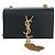 Autre Marque Borsa a tracolla con catena Saint Laurent in pelle nera e oro Auth BA16060V Nero D'oro - vista 13