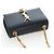 Autre Marque Borsa a tracolla con catena Saint Laurent in pelle nera e oro Auth BA16060V Nero D'oro - vista 6