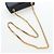 Autre Marque Borsa a tracolla con catena Saint Laurent in pelle nera e oro Auth BA16060V Nero D'oro - vista 7