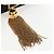 Autre Marque Borsa a tracolla con catena Saint Laurent in pelle nera e oro Auth BA16060V Nero D'oro - vista 9