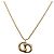 Collana Christian Dior Metallo Tono Oro Auth 206831