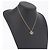 Collana Christian Dior Metallo Tono Oro Auth 206831 - vista 15
