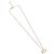Collana Christian Dior Metallo Tono Oro Auth 206831 - vista 2