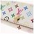 LOUIS VUITTON Monogram Multicolor Multicles 4 Key Case White M93731 Auth 206934 Bianco - vista 18