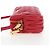 Pochette a mano Miu Miu Matelassé in pelle rossa e oro autentica 207215M Rosso D'oro - vista 3
